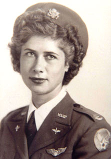 Gertrude Tompkins, the last missing WASP (Women Airforce Service Pilot) of World War II.  
